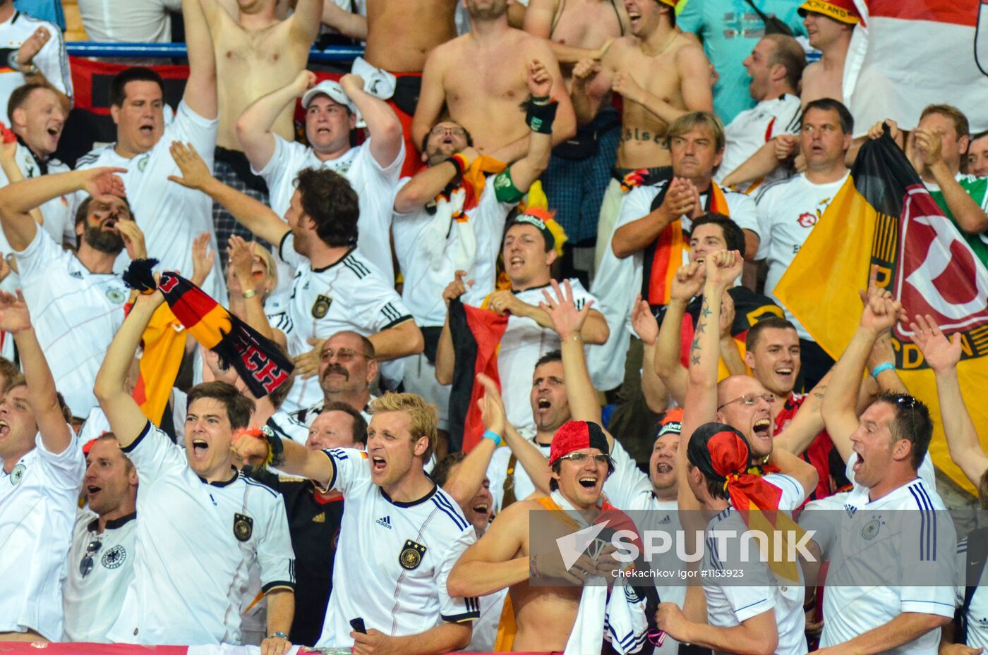 Football Euro 2012. Netherlands vs. Germany