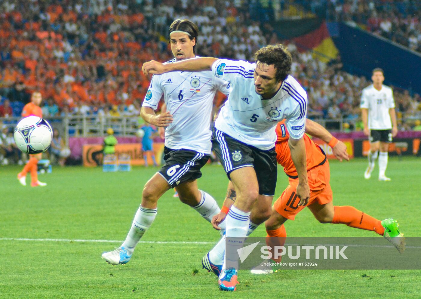 Football Euro 2012. Netherlands vs. Germany