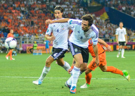 Football Euro 2012. Netherlands vs. Germany