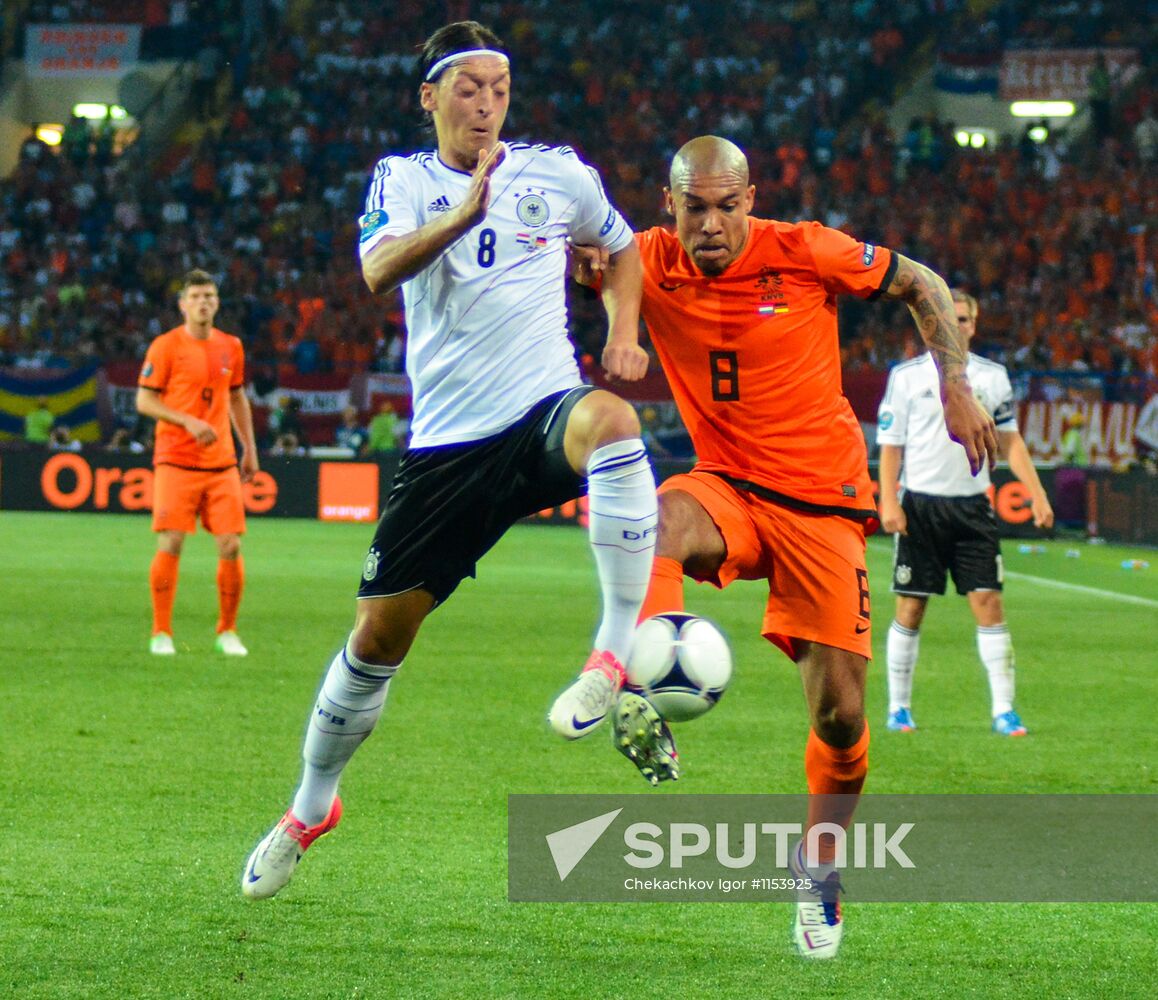 Football Euro 2012. Netherlands vs. Germany