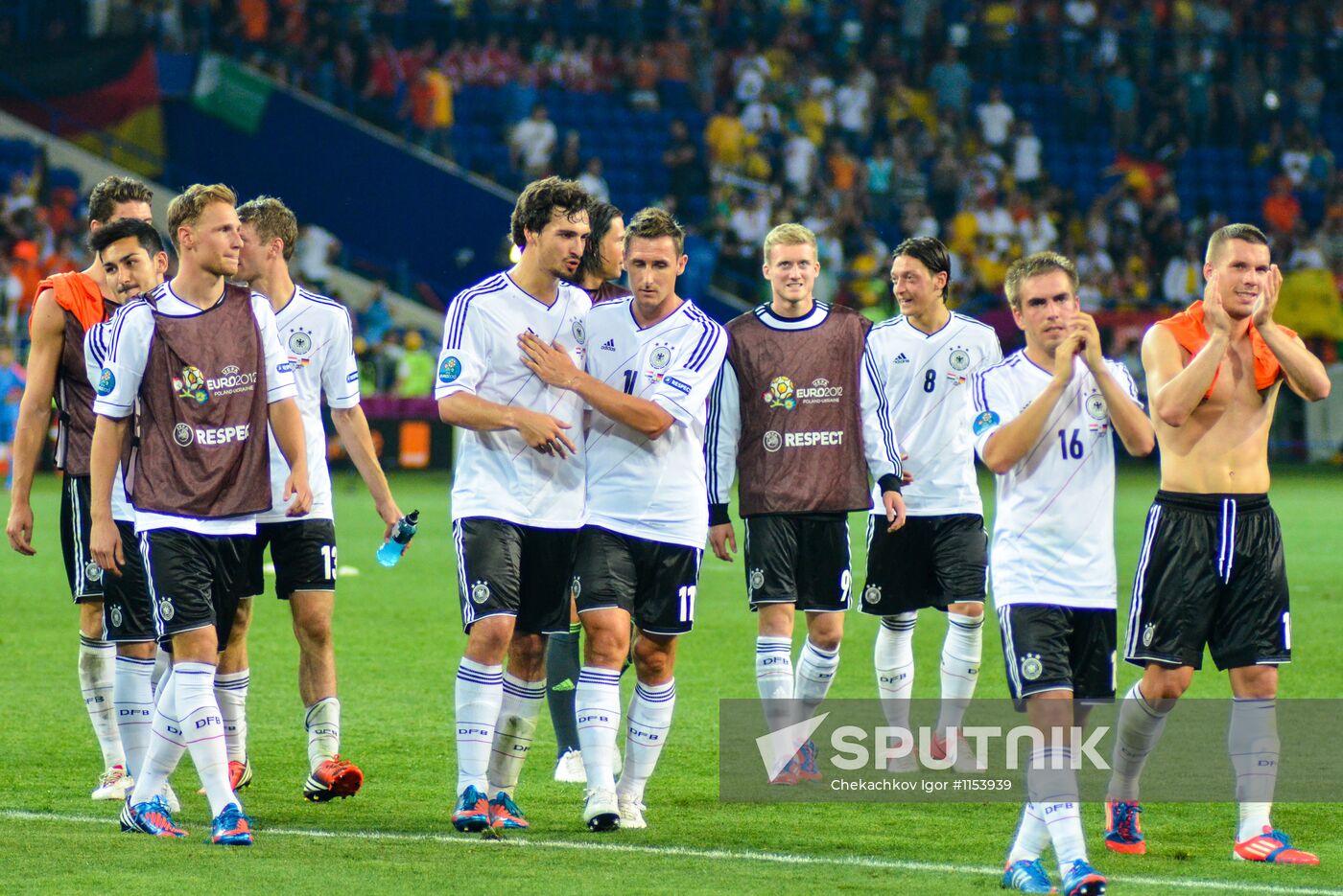 Football Euro 2012. Netherlands vs. Germany