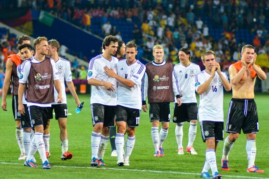 Football Euro 2012. Netherlands vs. Germany