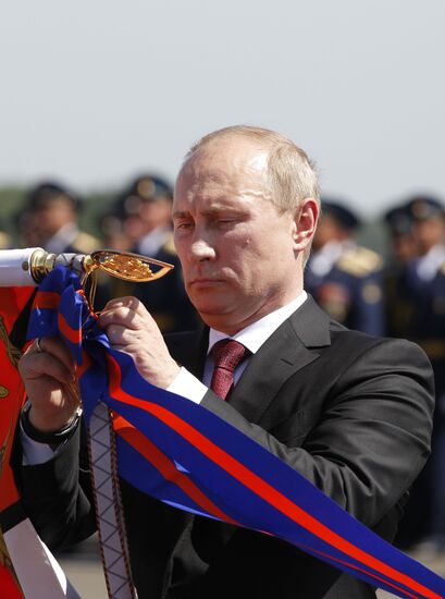 Vladimir Putin visits Russia's 393rd Air Force Base