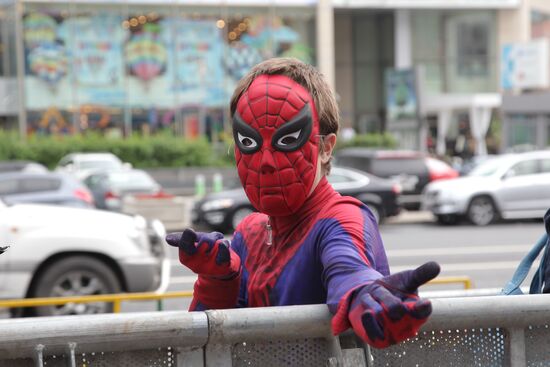 Premiere of Marc Webb film "New Spiderman"