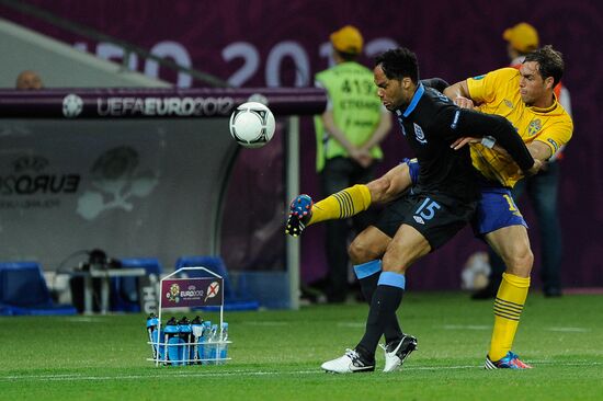 Football Euro 2012. Sweden vs. England