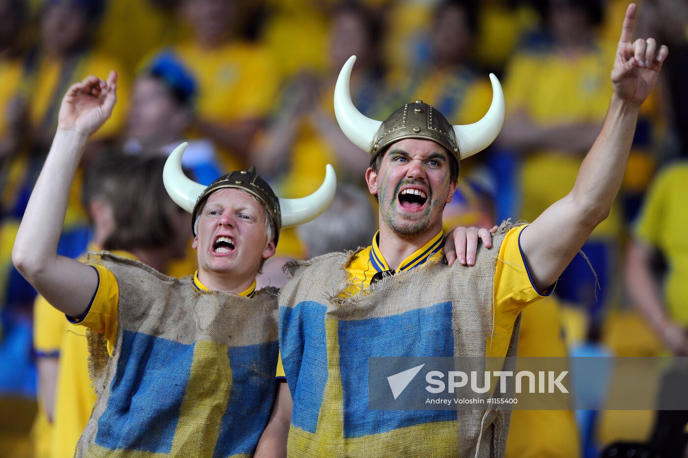 Football. Euro 2012. Sweden vs. England