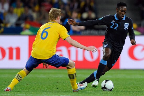 Football. Euro 2012. Sweden vs. England