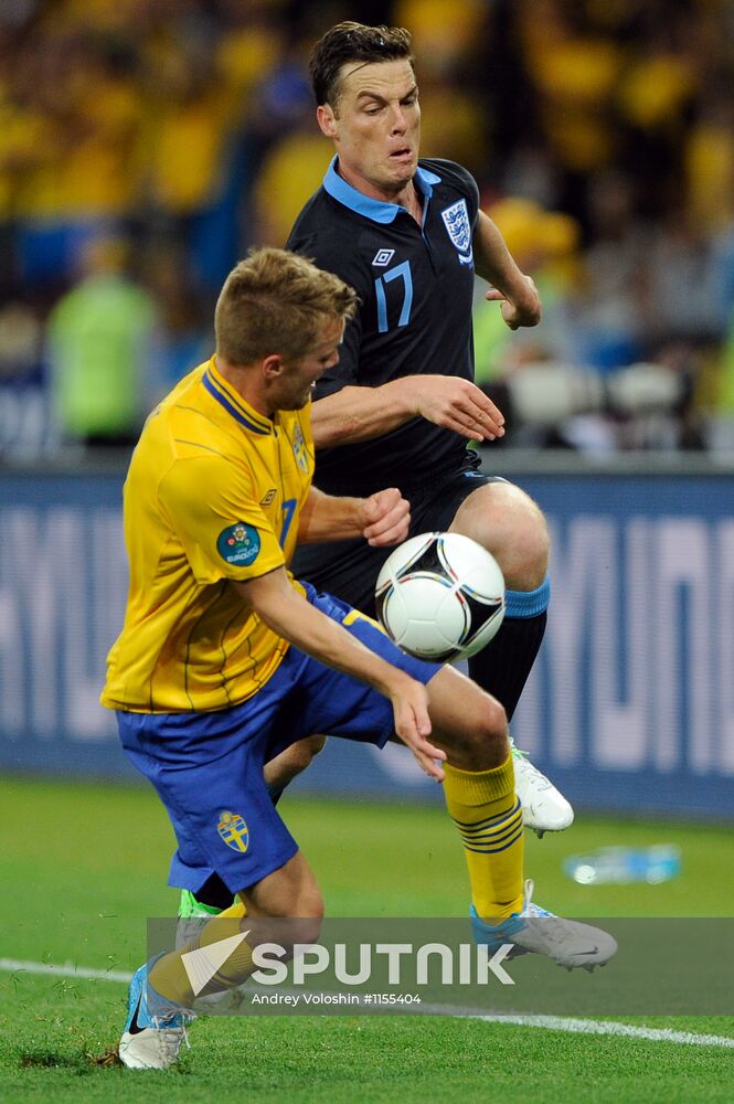 Football. Euro 2012. Sweden vs. England