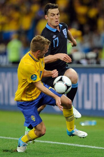 Football. Euro 2012. Sweden vs. England
