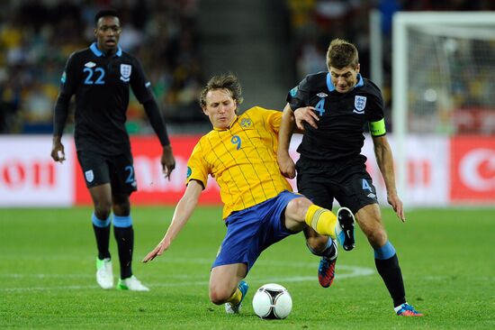 Football. Euro 2012. Sweden vs. England