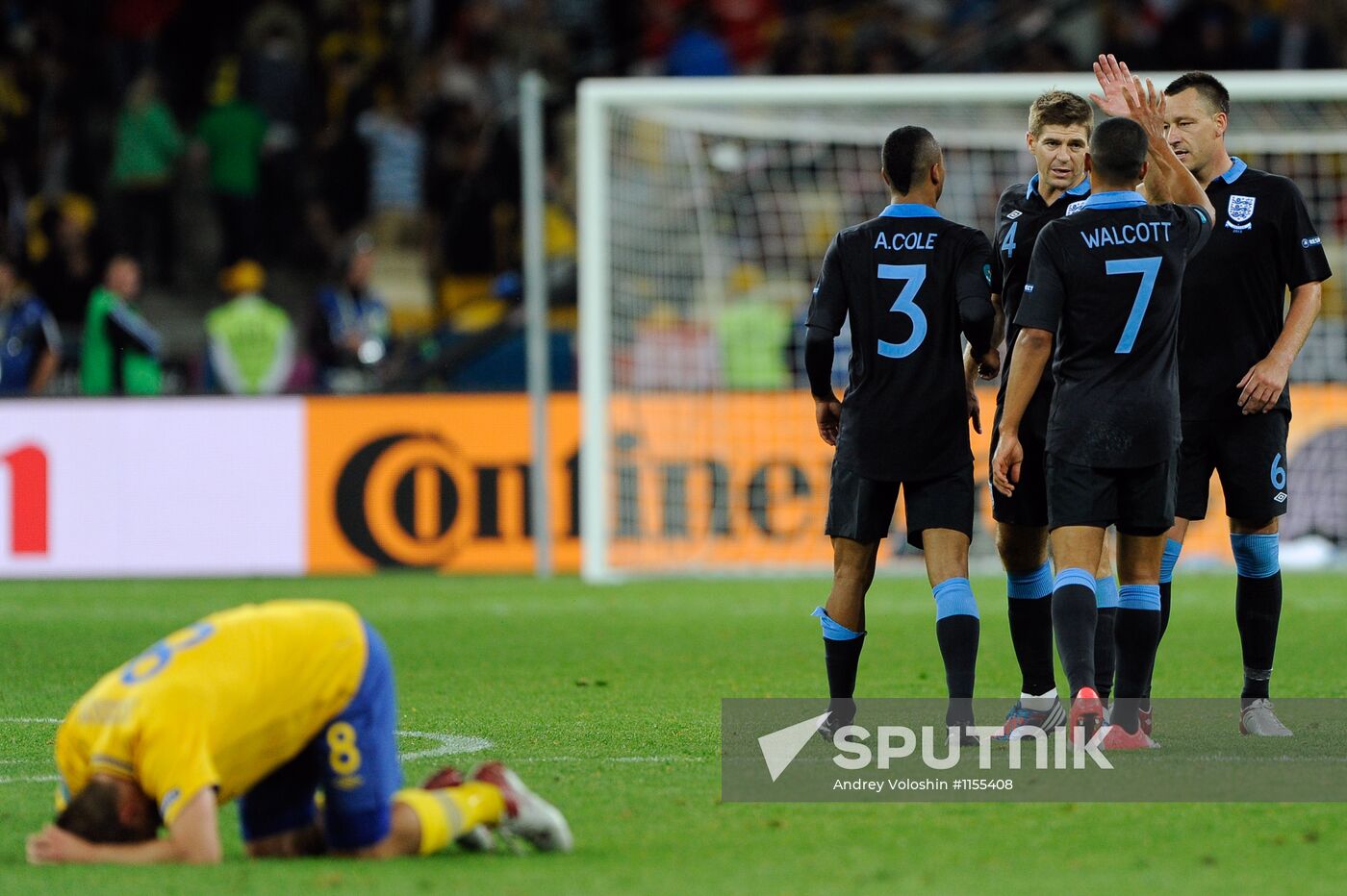 Football. Euro 2012. Sweden vs. England