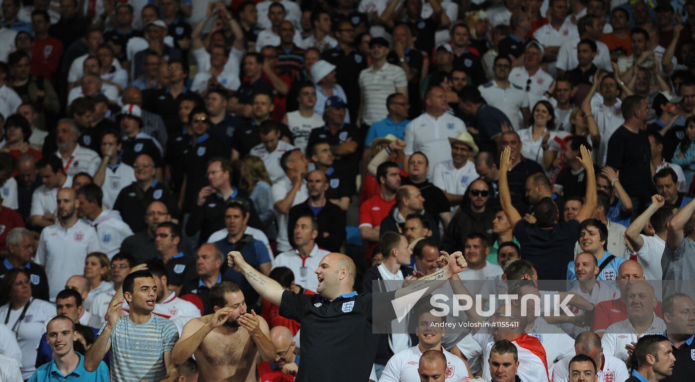 Football. Euro 2012. Sweden vs. England
