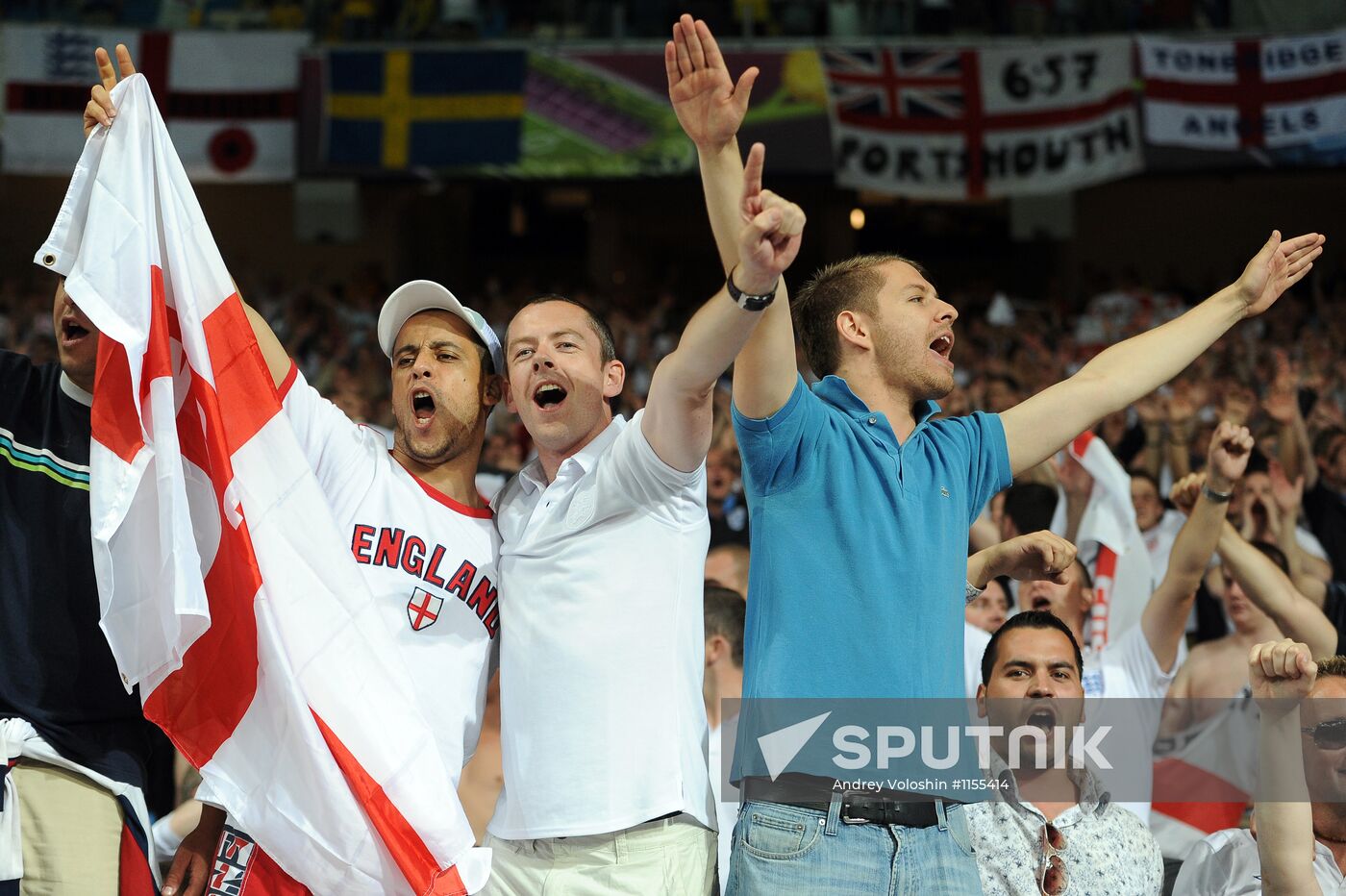Football. Euro 2012. Sweden vs. England
