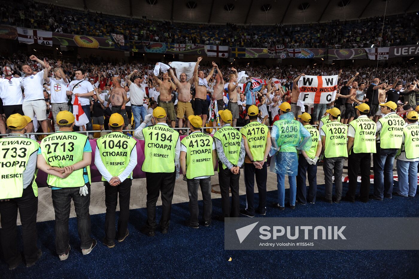 Football. Euro 2012. Sweden vs. England