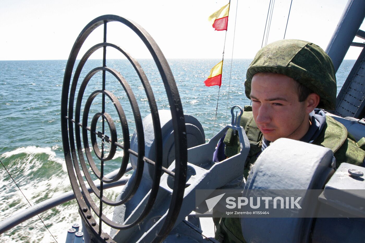 Tactical exercises of Russian Baltic Fleet