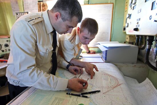 Tactical exercises of Russian Baltic Fleet