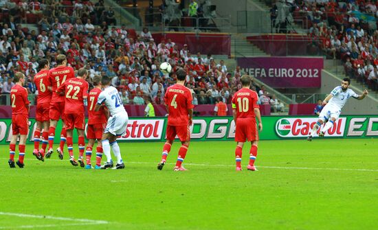 Football. Euro 2012. Greece vs. Russia