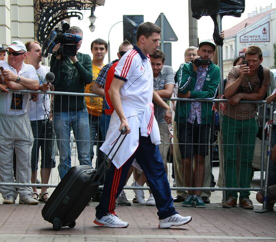 Russia's football team leaves Euro Cup