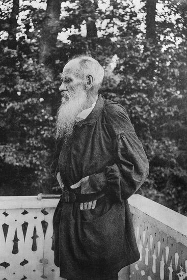Russian writer Leo Tolstoy