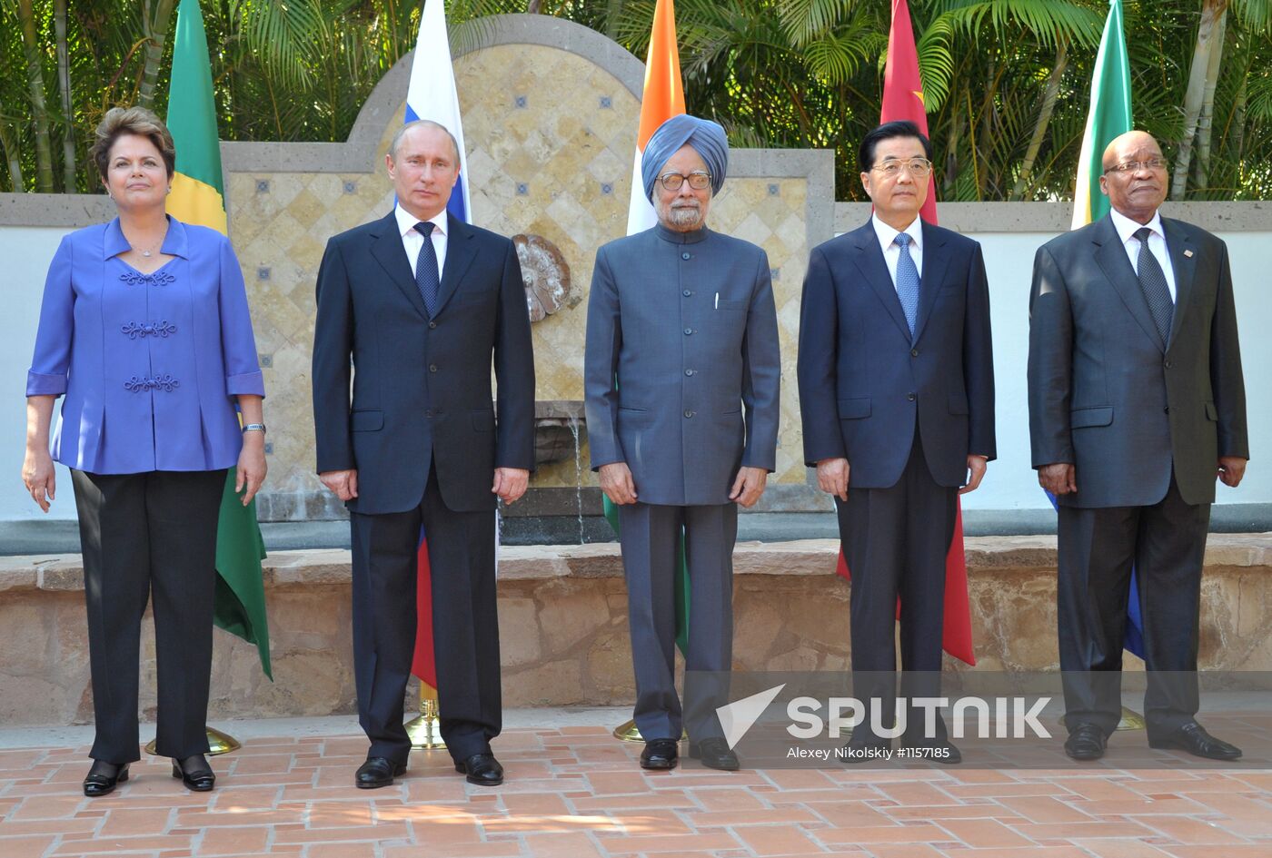 Delegation leaders from countries in BRICS meet in Mexico