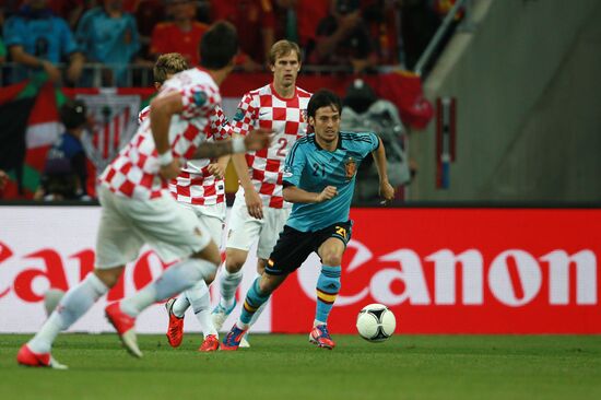 UEFA Euro 2012. Croatia vs. Spain