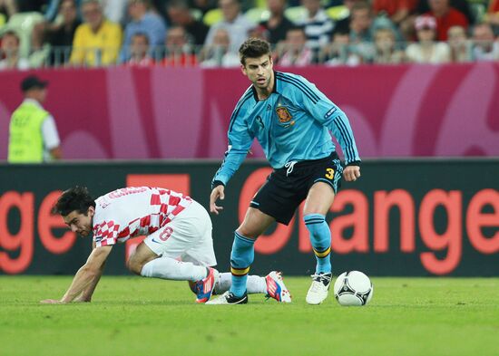 UEFA Euro 2012. Croatia vs. Spain