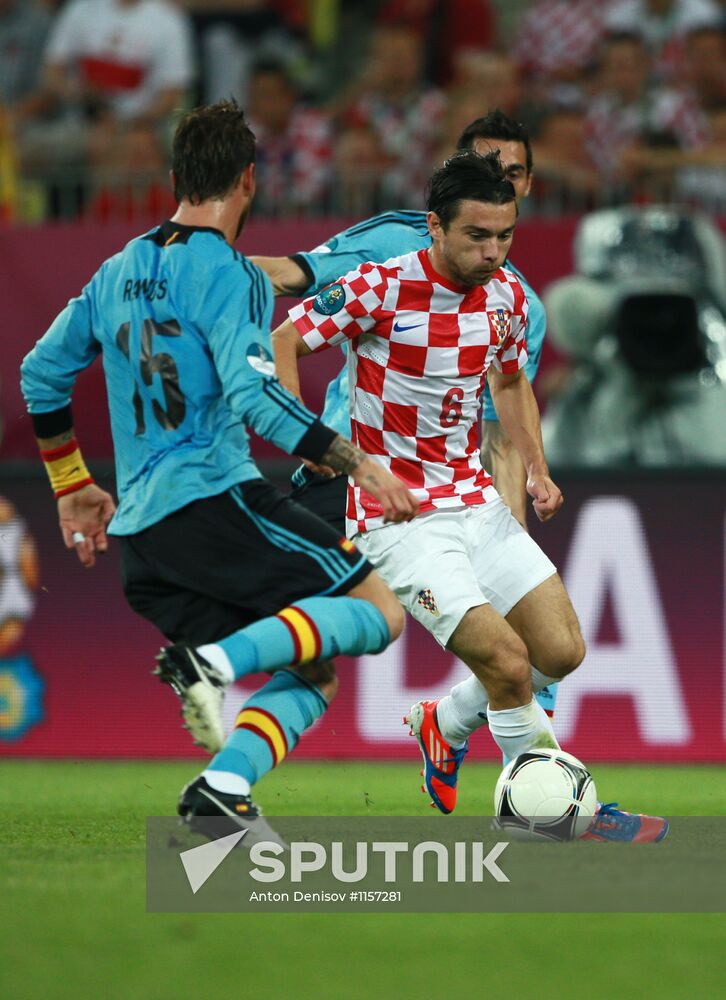UEFA Euro 2012. Croatia vs. Spain