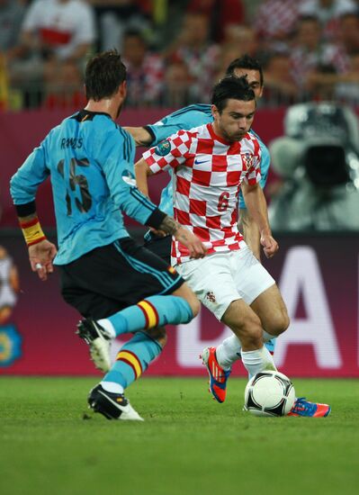 UEFA Euro 2012. Croatia vs. Spain