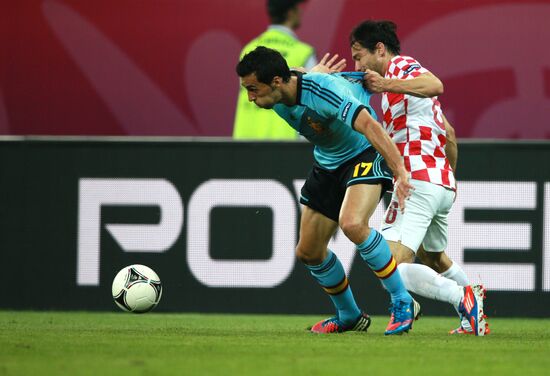 UEFA Euro 2012. Croatia vs. Spain