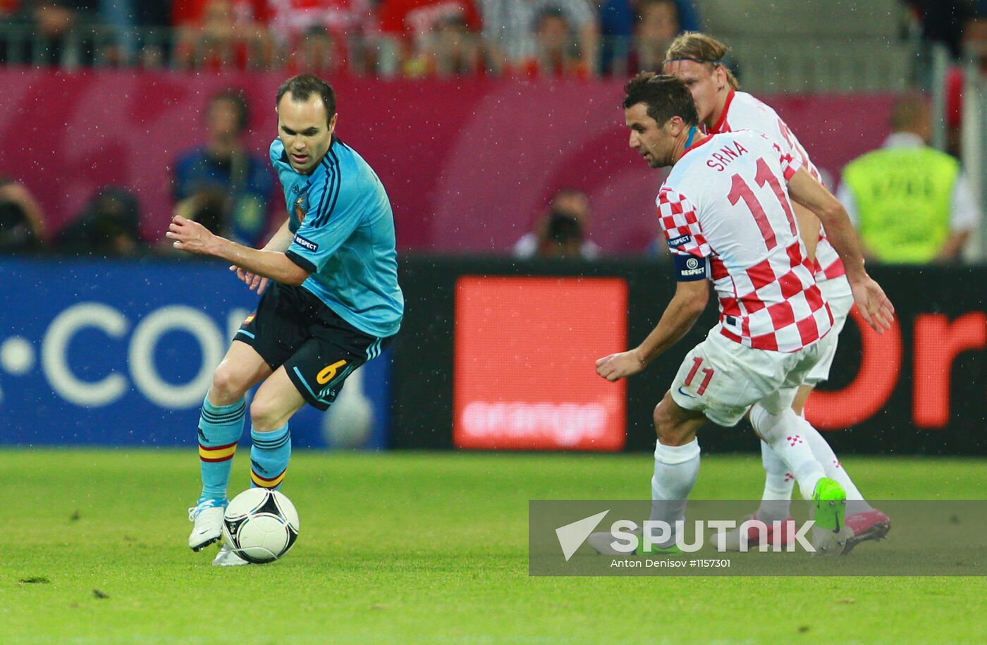 UEFA Euro 2012. Croatia vs. Spain
