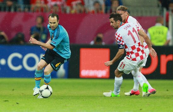 UEFA Euro 2012. Croatia vs. Spain