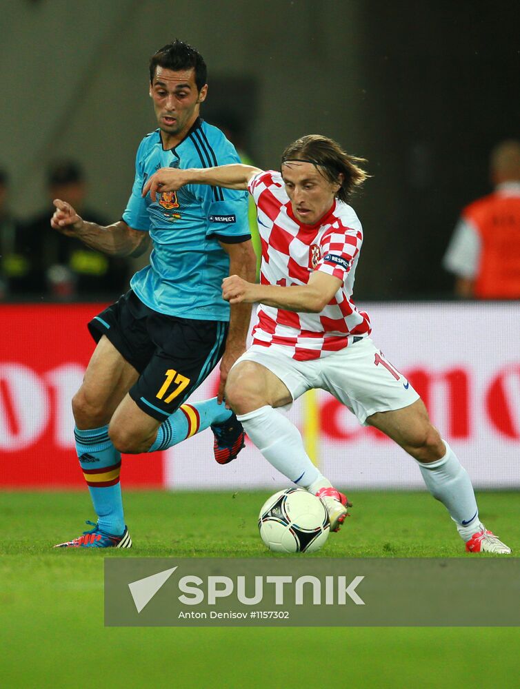 UEFA Euro 2012. Croatia vs. Spain