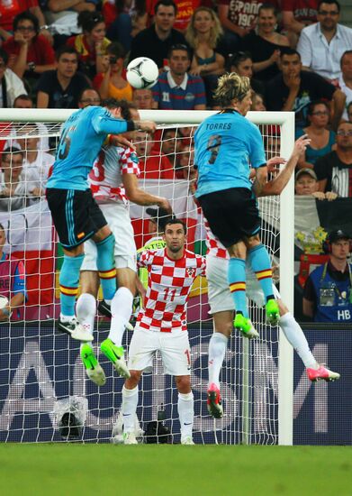 UEFA Euro 2012. Croatia vs. Spain