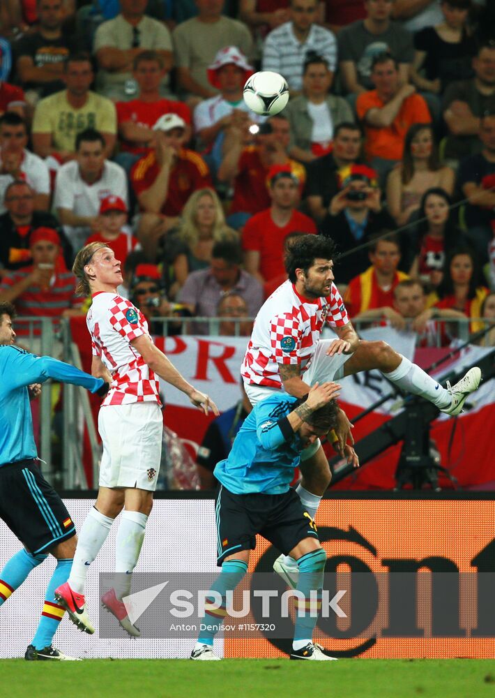 UEFA Euro 2012. Croatia vs. Spain