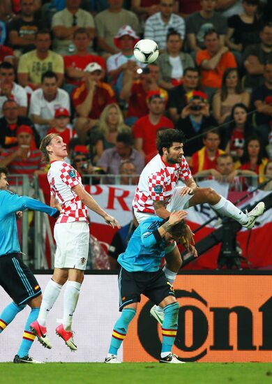 UEFA Euro 2012. Croatia vs. Spain