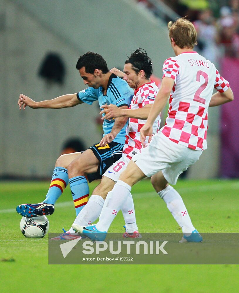 UEFA Euro 2012. Croatia vs. Spain