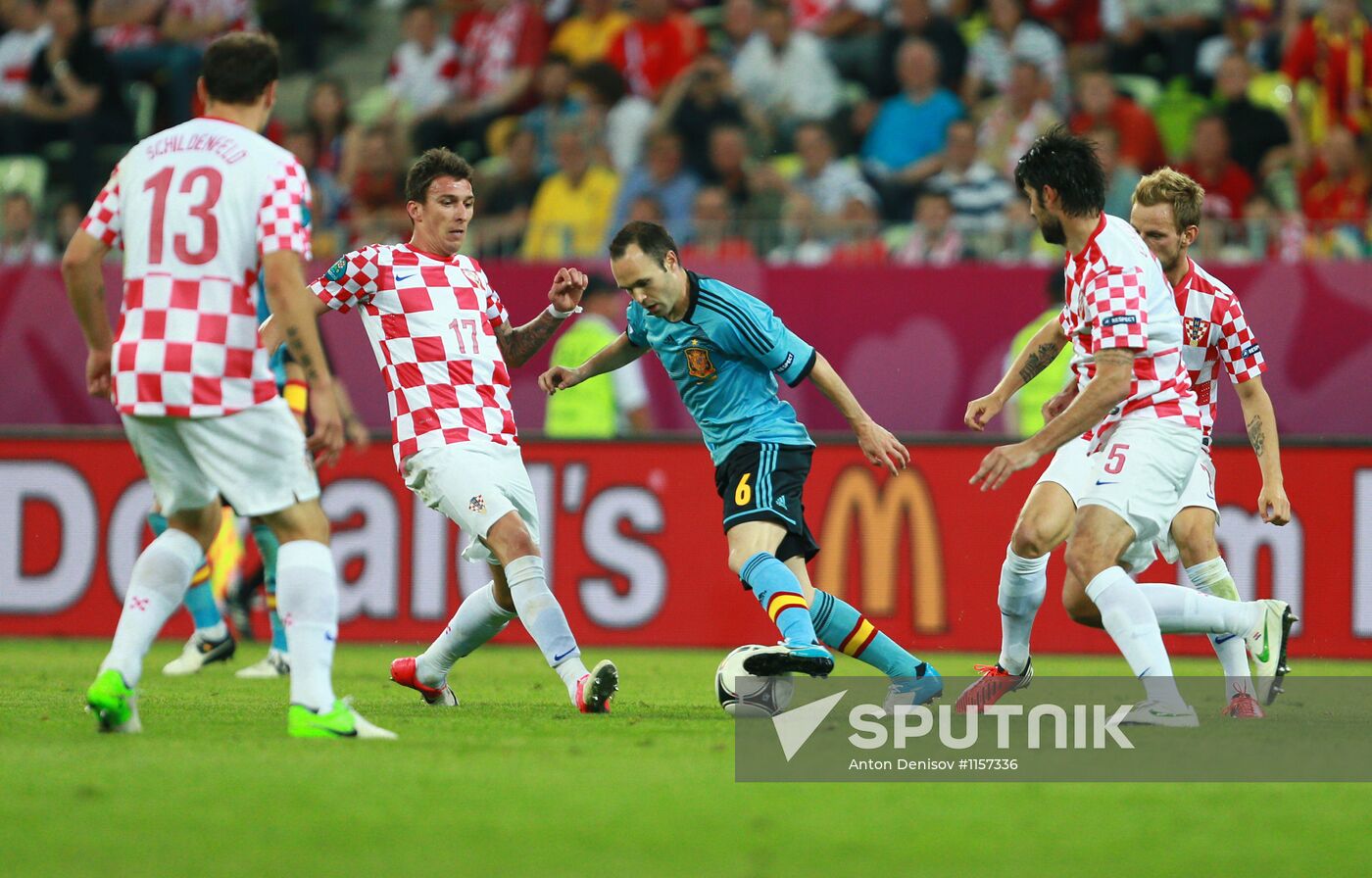 UEFA Euro 2012. Croatia vs. Spain