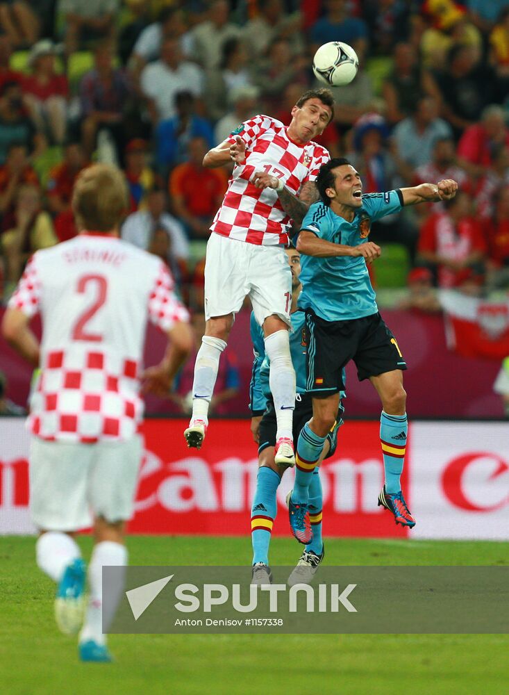 UEFA Euro 2012. Croatia vs. Spain