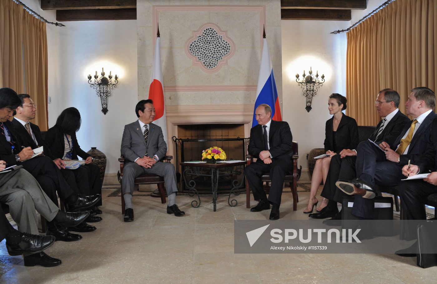 President Vladimir Putin meets Prime Minister of Japan Y. Noda