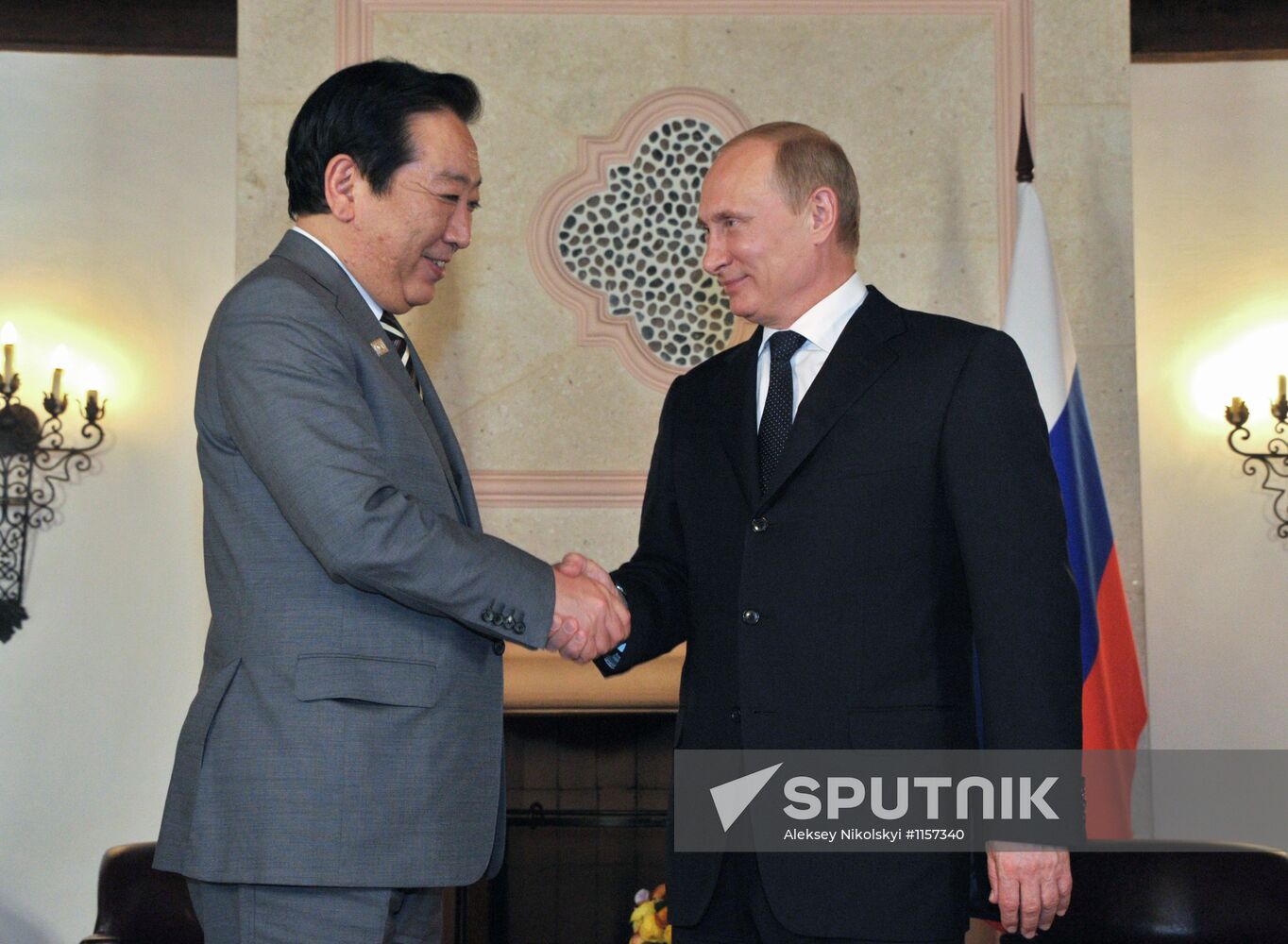President Vladimir Putin meets Prime Minister of Japan Y. Noda