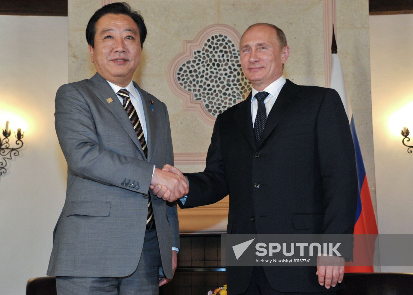 President Vladimir Putin meets Prime Minister of Japan Y. Noda