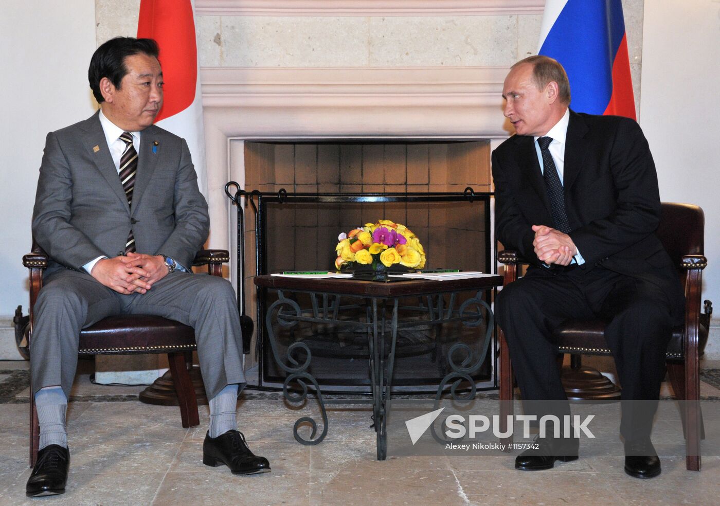 President Vladimir Putin meets Prime Minister of Japan Y. Noda