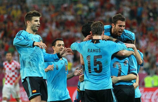 UEFA Euro 2012. Croatia vs. Spain