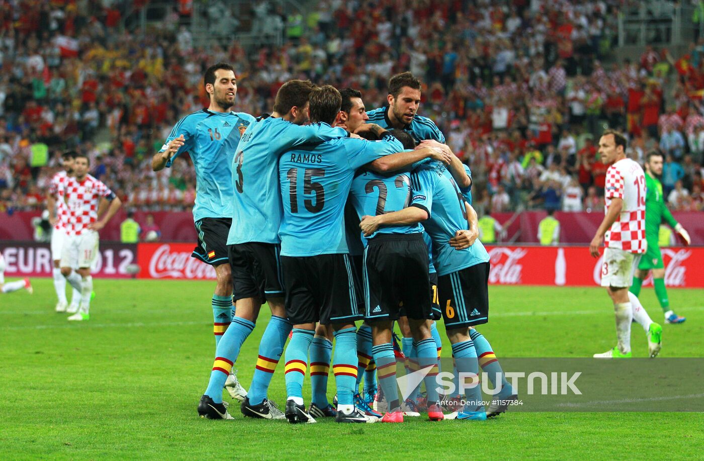 UEFA Euro 2012. Croatia vs. Spain