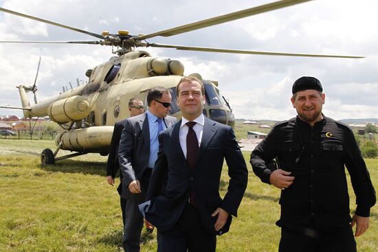 Dmitry Medvedev's working visit to North Caucasus