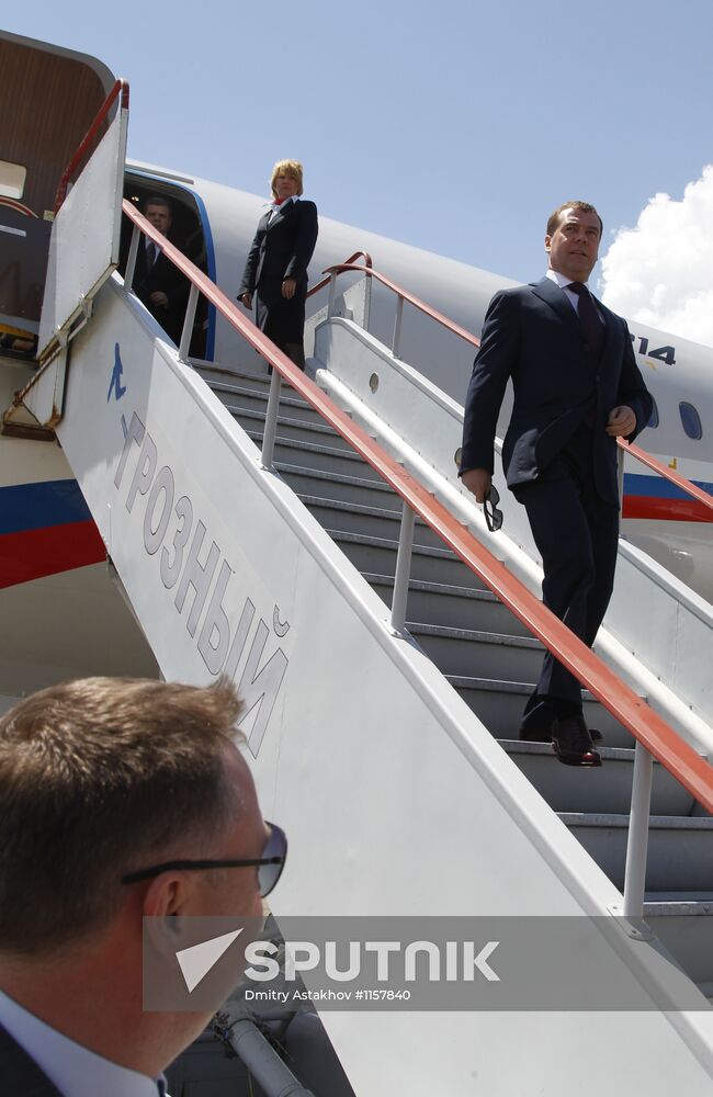 Medvedev's working visit to North Caucasus Federal District