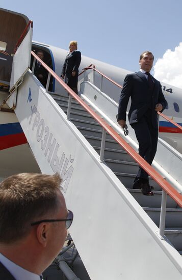 Medvedev's working visit to North Caucasus Federal District