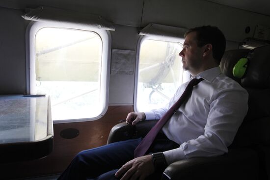 Dmitry Medvedev's working visit to North Caucasus