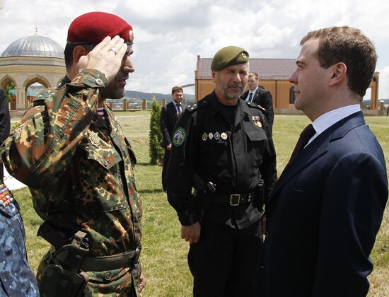 Dmitry Medvedev's working visit to North Caucasus