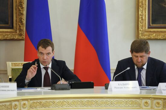 Dmitry Medvedev's working visit to North Caucasus